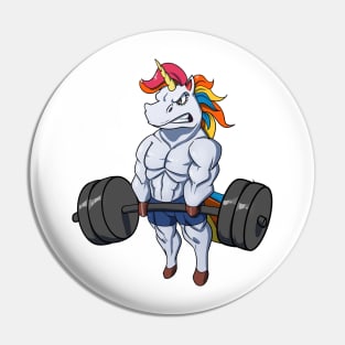 Lifting Unicorn Pin