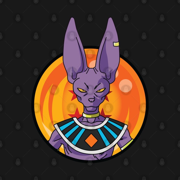 Beerus God Of Destruction by OldDannyBrown