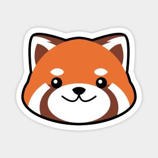 Red Panda Kawaii Face Magnet