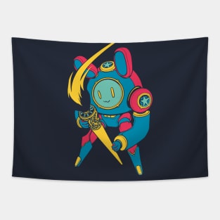 Bunny Bot - Superhero Tapestry