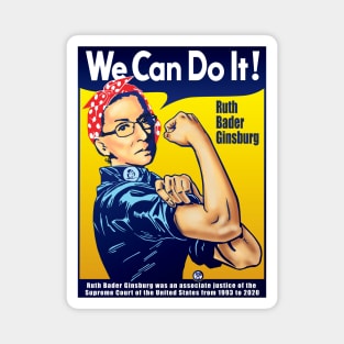 RBG The Riveter We Can Do It Magnet