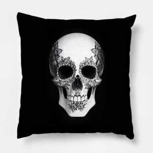 Sugar Skull Art Pillow