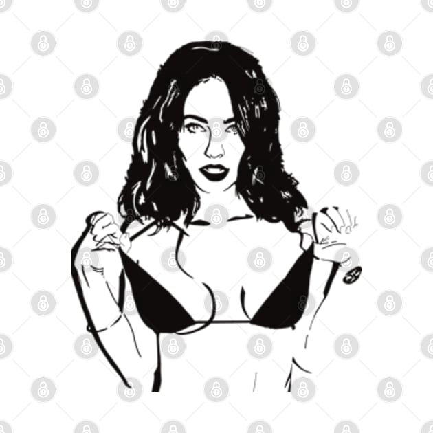 Megan Fox Artwork Design by OFive