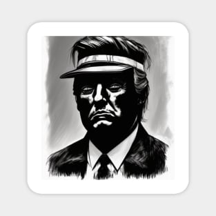 trump mugshot Magnet