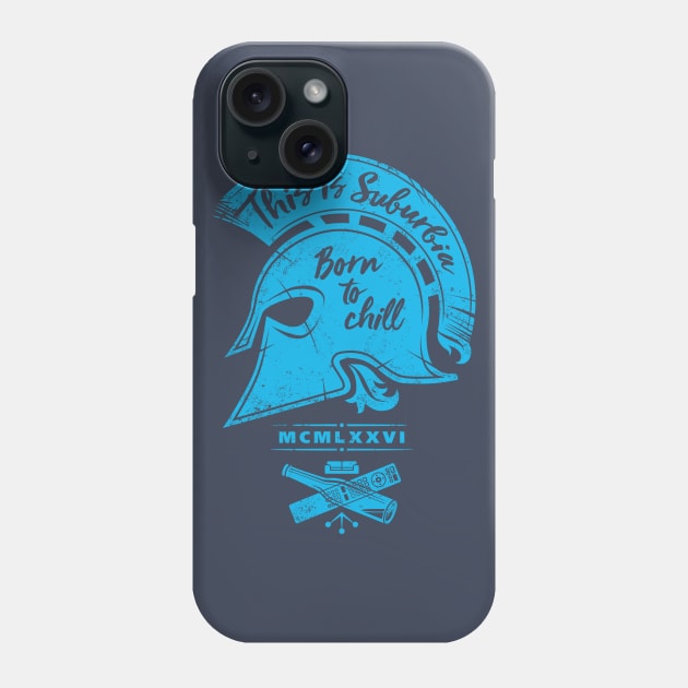 Suburbia SPARTAN Phone Case by heavyhand