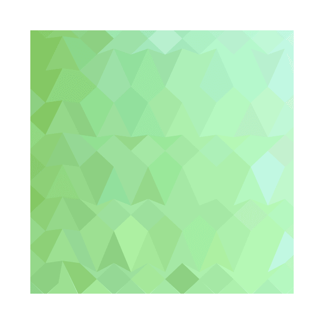 Absinthe Green Abstract Low Polygon Background by retrovectors