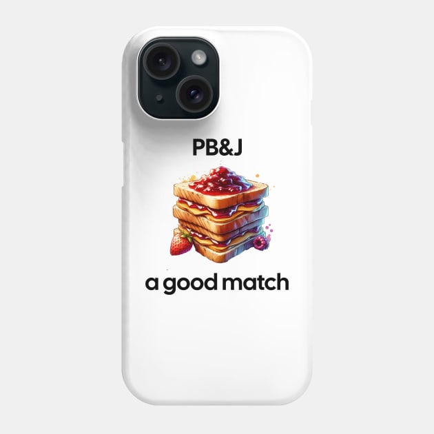 Peanut Butter And Jelly Sandwich Vintage Since Yummy Kawaii Toast Breakfast Phone Case by Flowering Away