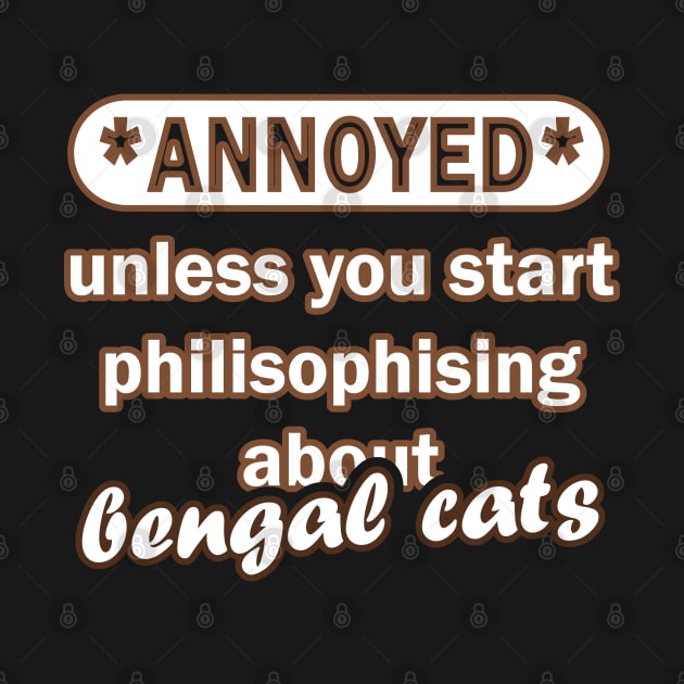 Petty tomcat pet mom dad bengal cat by FindYourFavouriteDesign