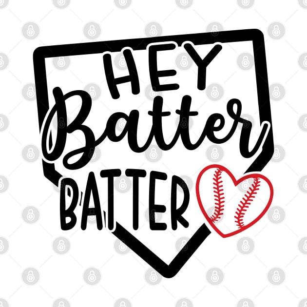 Hey Batter Batter Baseball Softball by GlimmerDesigns