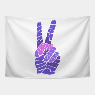 Peace Hand Tapestry