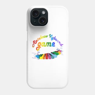 Rainbow Game keyboard Phone Case