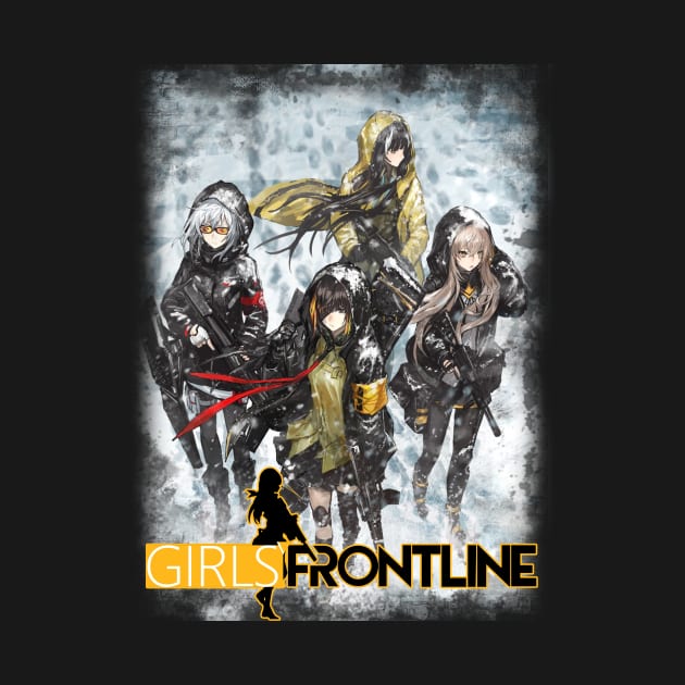 Protect the AR Team at All Costs - GFL Character Art Tee by WalkTogether