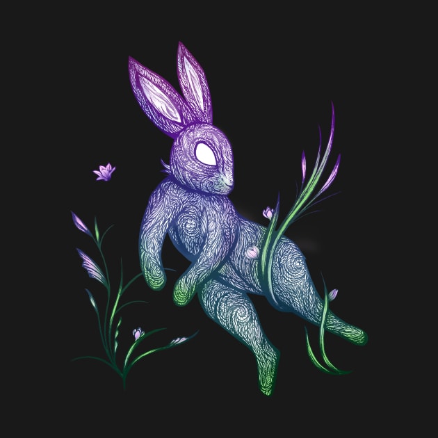 Rabbit Floral by shaireproductions