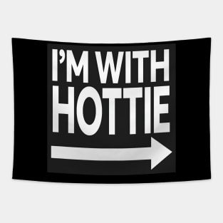 I'm With Hottie Tapestry