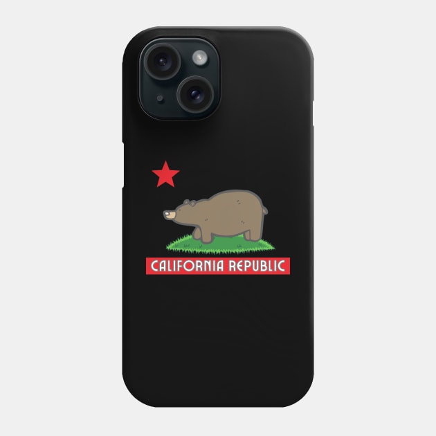 California a Beary good state Phone Case by WearablePSA