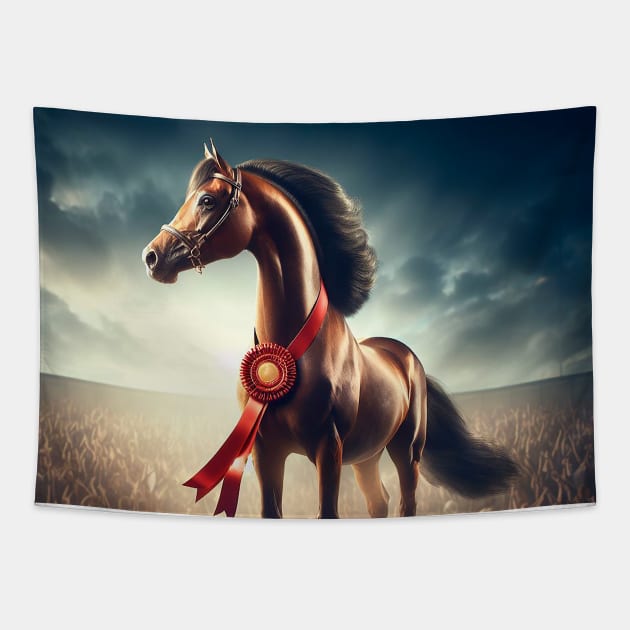 Arabian horse Tapestry by Marccelus