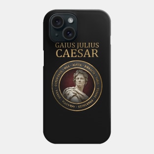 Gaius Julius Caesar Famous Battles Ancient Roman History Phone Case