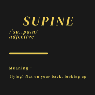 Word Supine T-Shirt