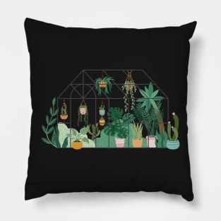 greenhouse plants Pillow