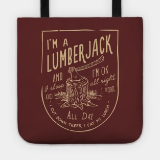 The Lumberjack Song Tote