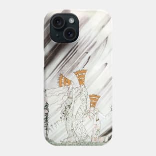 Three Princesses in the Blue Mountain by Kay Nielsen Phone Case