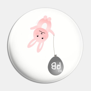 Lead Balloon Sinking Kawaii bunny Pb 82 Pin