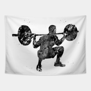 Male deadlift pick Tapestry