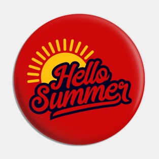 Hello Summer Sunshine Pin