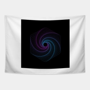 Beautiful geometric figure futuristic Tapestry