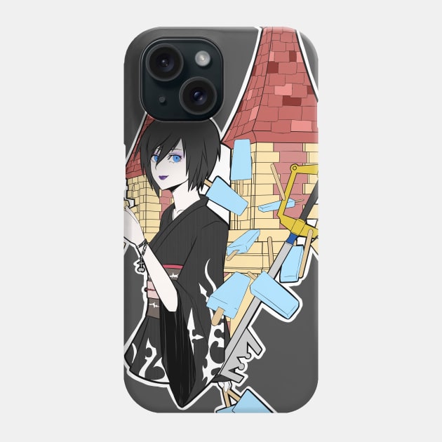 Xion Kimono (Kingdom Hearts) Phone Case by MangaXai