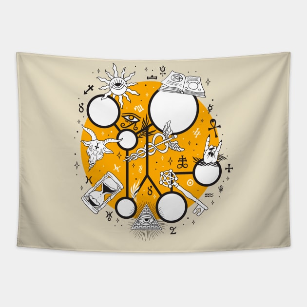 STBYM - Halloween Logo Tapestry by Stuff To Blow Your Mind