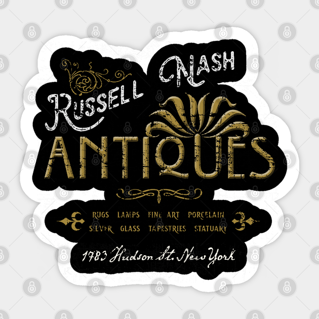 Russell Nash Antiques from Highlander - Highlander - Sticker