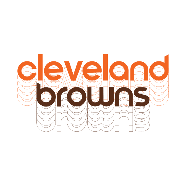 cleveland browns retro by mbloomstine