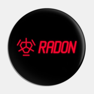 RADON (red) Pin