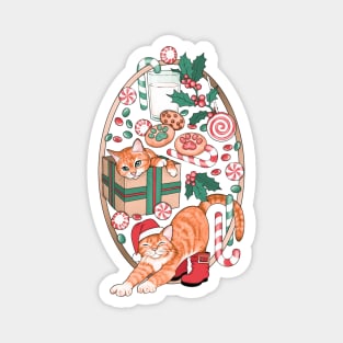 Meowy Christmas Cats Magnet