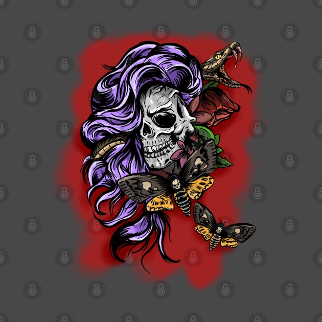 Lady Deathskull by Danispolez_illustrations