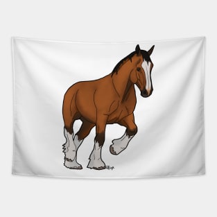 Clydesdale horse Tapestry