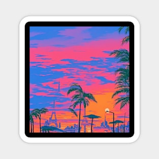 Breathtaking Romantic Sunset Magnet