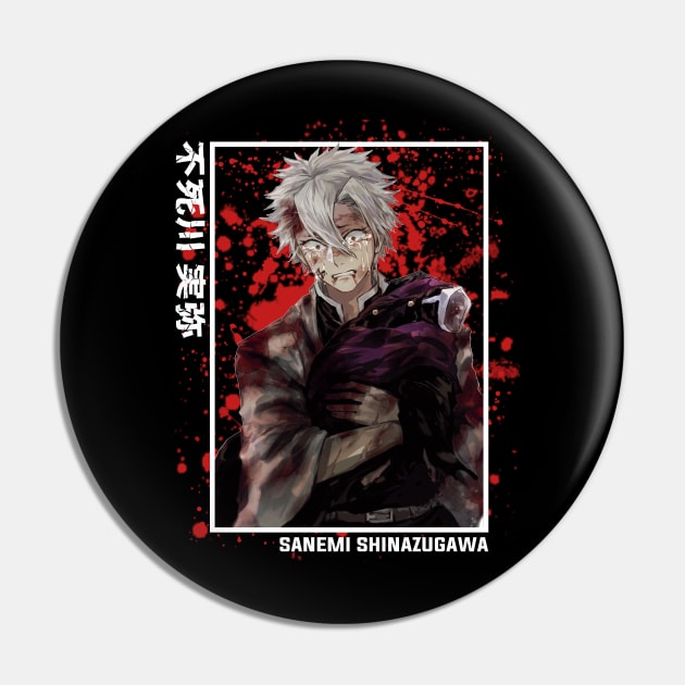 Sanemi Shinazugawa - Demon Slayer Pin by Otaku Emporium