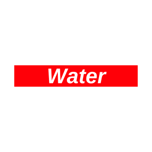 Water // Red Box Logo T-Shirt