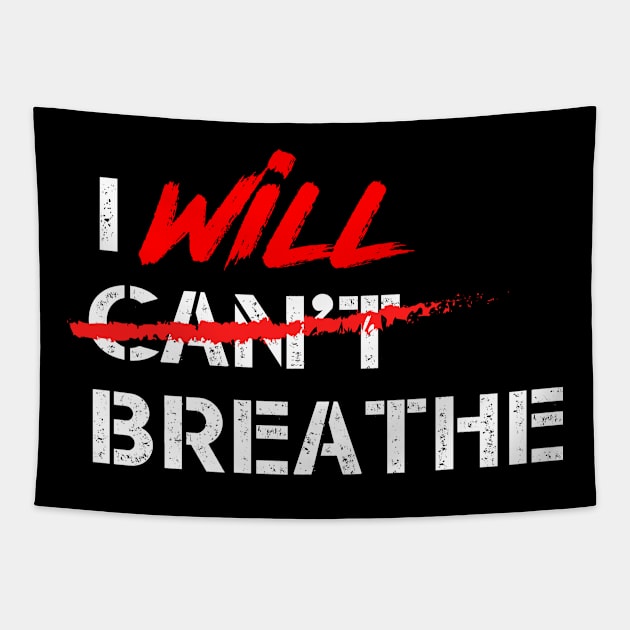 I Will Breathe -  Human Anti-Racism and Anti Discrimination Tapestry by Your Funny Gifts