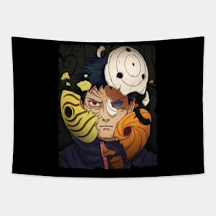 OBITO UCHIHA MERCH VTG Tapestry