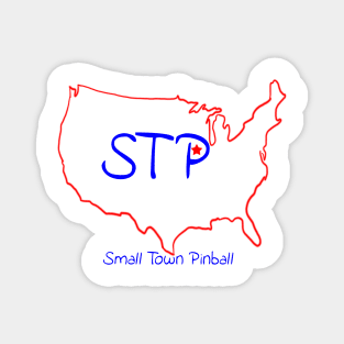 STP - Small Town Pinball Magnet