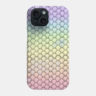 Rainbow mermaid scales Phone Case