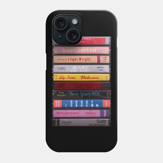 Baby Driver Cassettes Phone Case by JordanBoltonDesign