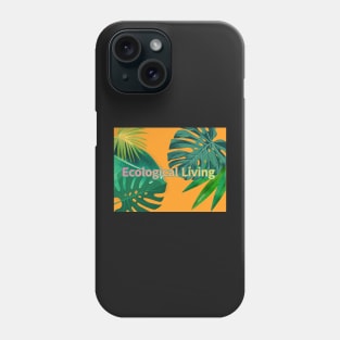 Eco-local living,palm tree,summer,summertime,summer season Phone Case