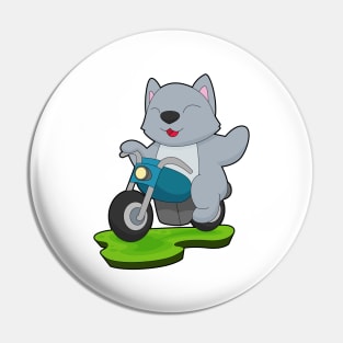 Cat Motorcycle Pin