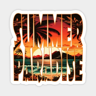 Summer Paradise Magnet