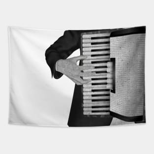 Accordion player Tapestry