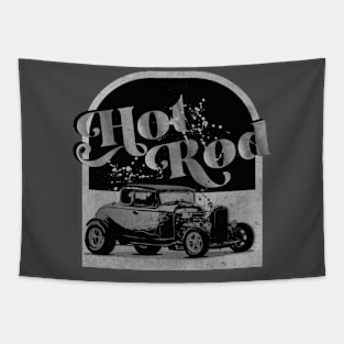 Hot Rod Vintage B&W Tapestry